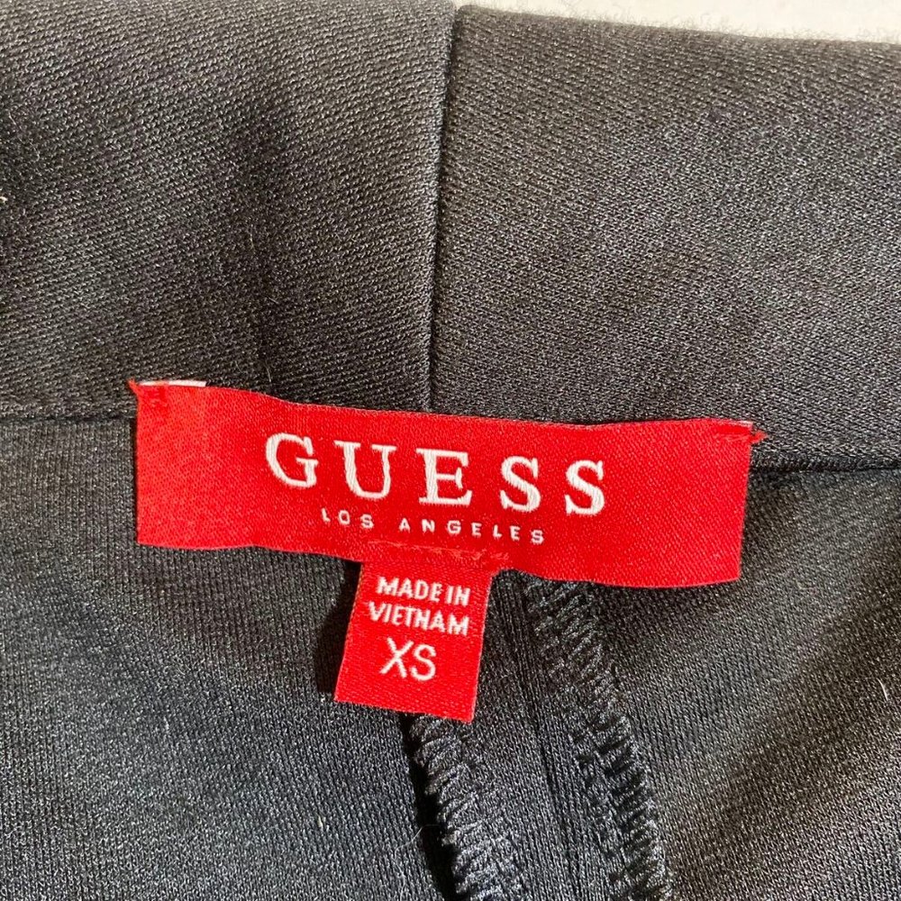 Guess Shavona Assymetrical Black Blazer Jacket - Picture 13 of 14